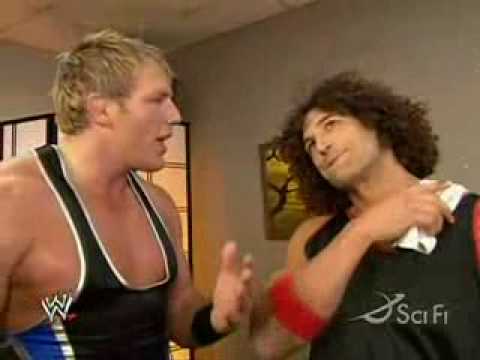 Jack Swagger backstage promo with Ricky Ortiz and ...