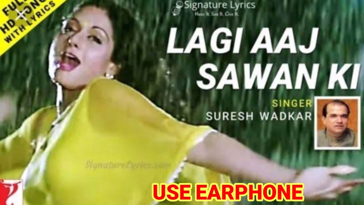 Lagi aaj sawan ki fir vo jhadi hbarsaat ke ganeviral songs karaoke