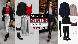 TOP 20 CLASSY FALL WINTER COLORS You'll see Everywhere Winter 2026/2027