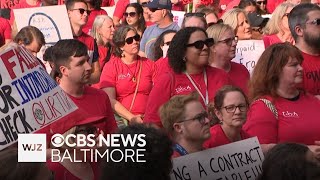 Baltimore County teachers continue fight for promised pay raises