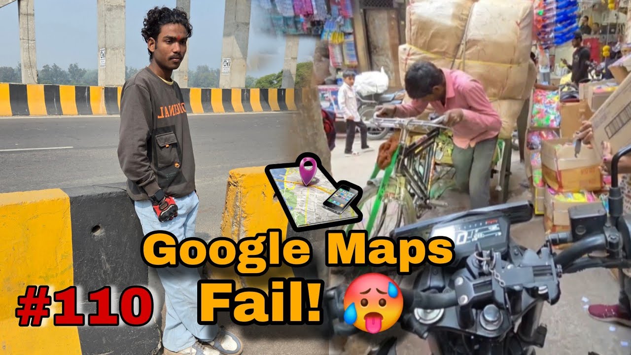 #110 / 180 // ​part 02 // Google Maps ne fasa diya aisi gali mein... ab kaise niklu? 🤦‍♂️