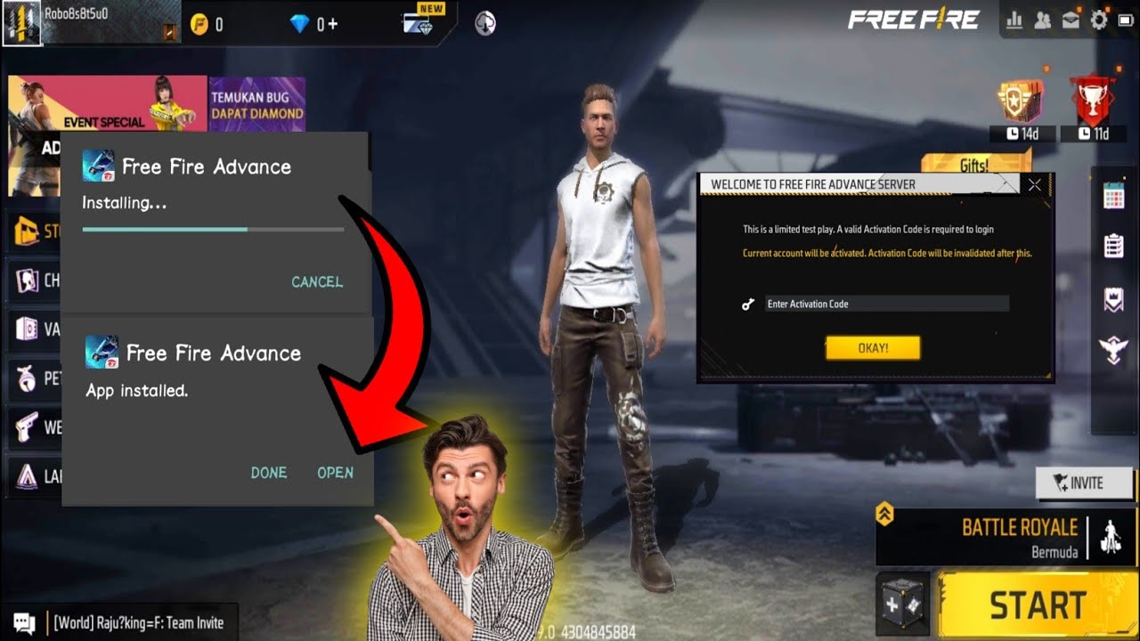HOW TO DOWNLOAD FREE FIRE ADVANCE SERVER APP OB37 ADVANCE SERVER APP DOWNLOAD OB37 APP