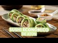 Sushi económico de atún | Recetas kiwilimón