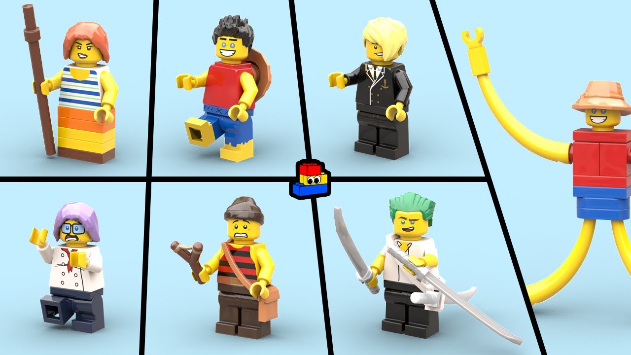 Personalised Minifigures made from LEGO parts