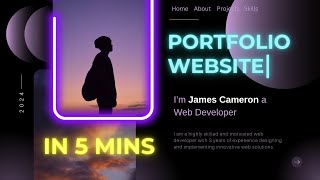 How to Create Free Portfolio Website under 5 minutes