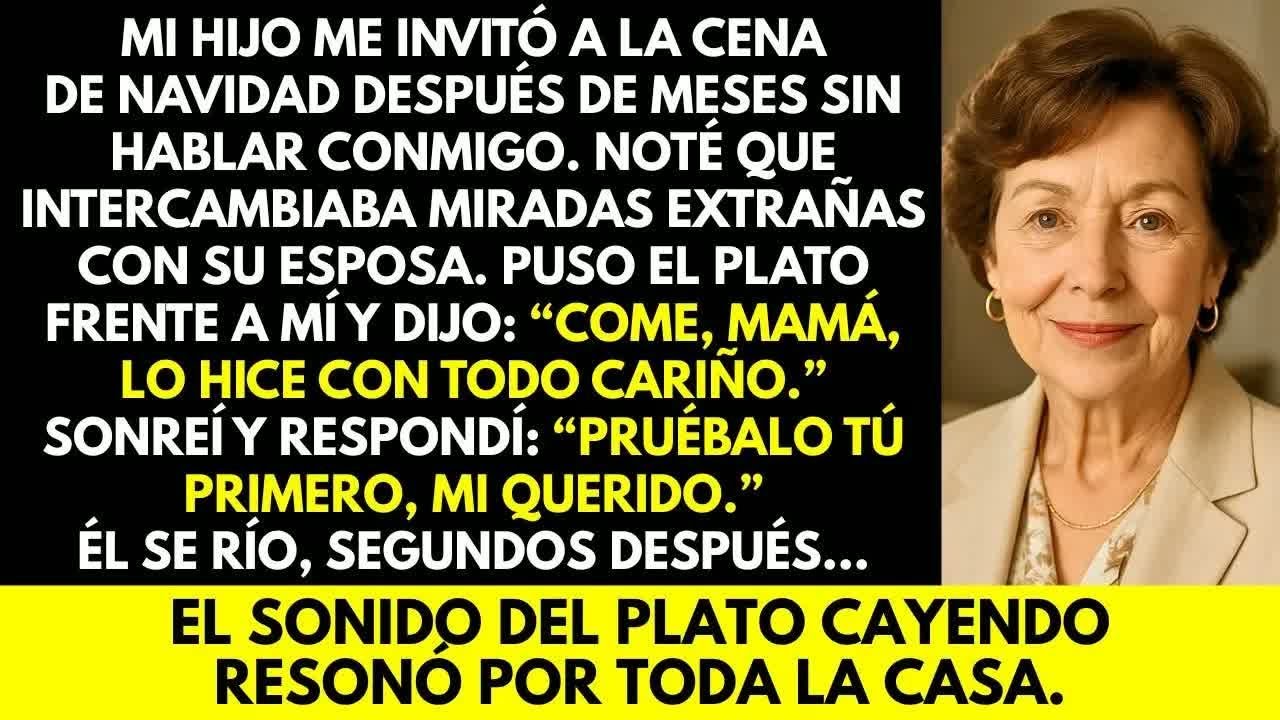 Mi hijo intentó envenenarme en la cena de Navidad; pero no imaginaba lo que estaba a punto de hacer.
