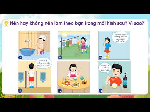 Tuần 29 - Khối 2 - Tự nhiên xã hội - Chăm sóc sức khỏe- bảo vệ cơ quan bài tiết nước tiểu ( tiết 1,2)