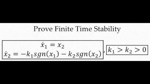 Finite Time Stability