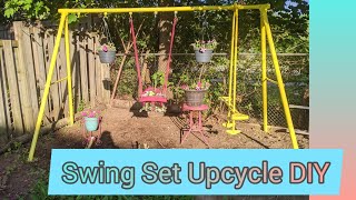 Swing Set Upcycle DIY