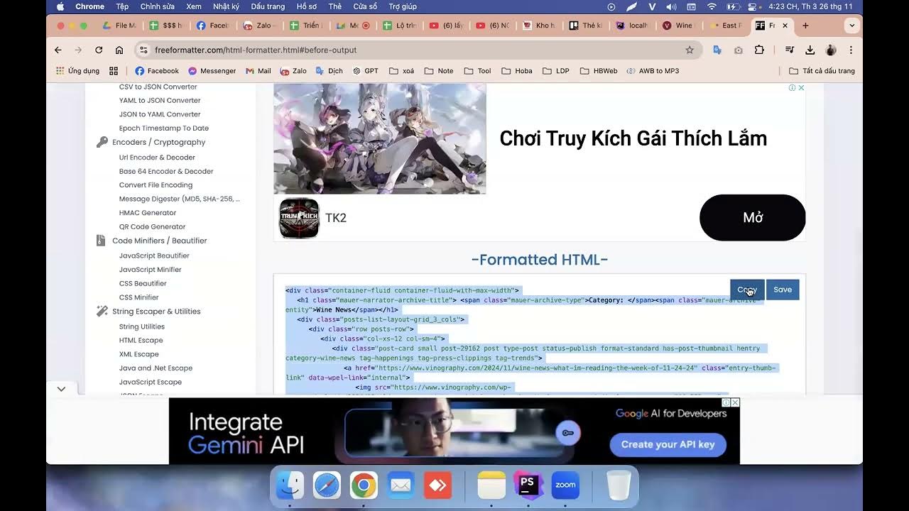 2.1 Copy html css của khối giao diện web này sang web khác - YouTube