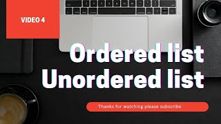 Information Bangla HTML Tutorial 4 : Ordered & unordered list News
