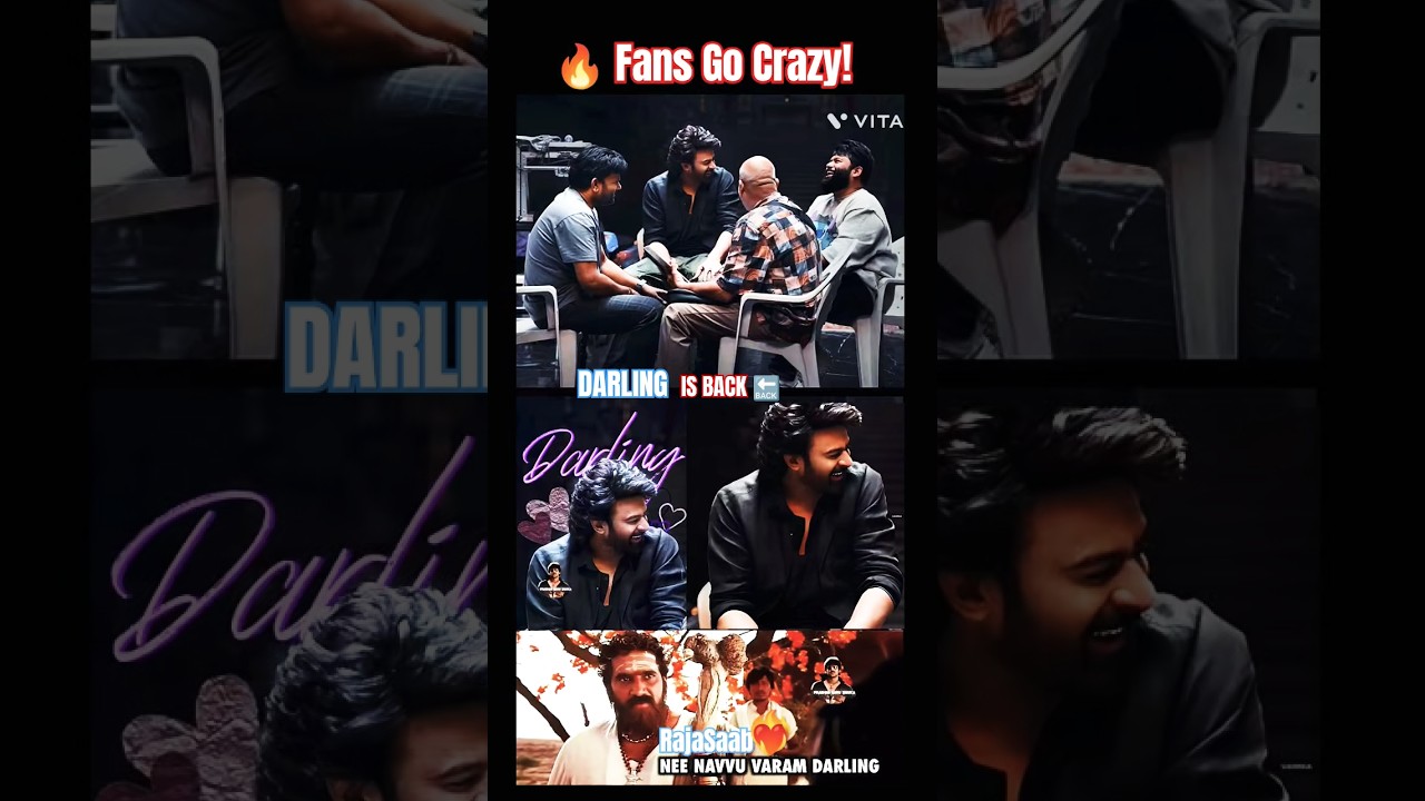 Vintage Prabhas Returns in Raja Saab 🔥 Fans Go Crazy!