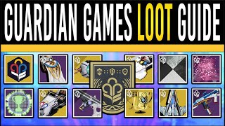 Destiny 2: EVENT LOOT GUIDE & EVERVERSE CALENDAR! New EXOTIC Items, Weapons & Guardian Games Loot