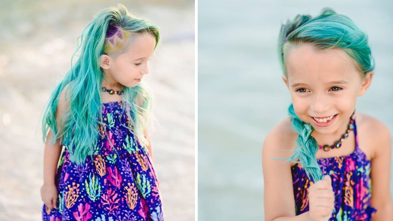 Mom Defends Letting Her 6 Year Old Daughter Dye Her Hair Unicorn Colors