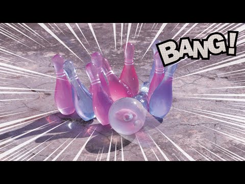 (eng)우리집엔 볼링장 있음ㅇㅇ🎳<strong>투</strong>~명한 레진 <strong>볼링</strong> 말랑말랑 신기해요!!