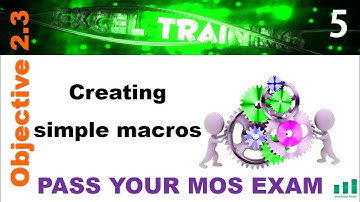 5. Macros, Custom Themes, Create Form Controls - Create and Modify Workbook Elements