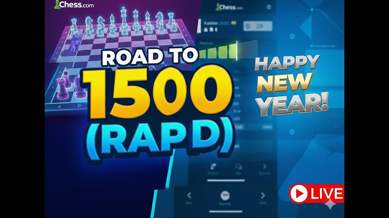 Road to 1500 - Chess - Day 6 - Happy New Year #happynewyear # ...