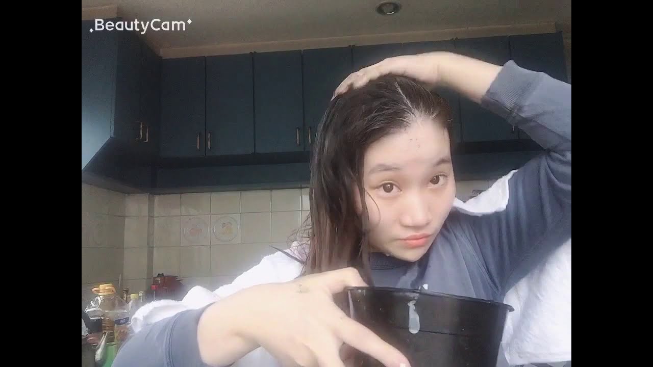 Trying DIY Activated Charcoal Hair Dye YouTube