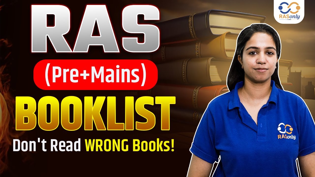 Best Books to Crack RAS Exam (Pre+Mains) | English Medium Must-Read | RASonly