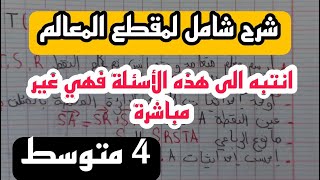 مراجعة شاملة لمقطع المعالم