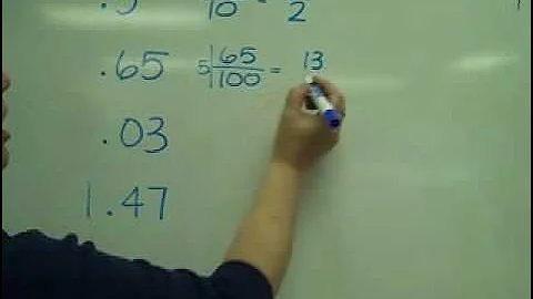 3.1.3 Converting Fractions and Decimals Part 2