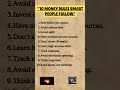 "10 Money Rules Smart People Follow" l deep Psychological facts #shorts #viral #motivation