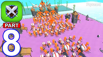 Clash Commander: My Mini Army - Gameplay Walkthrough Part 8 Stick War Army Commander Defense Game