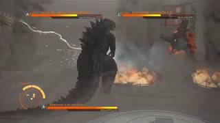 GODZILLA PS4 : Godzilla 2014 vs Mecha King Ghidorah vs Burning Godzilla