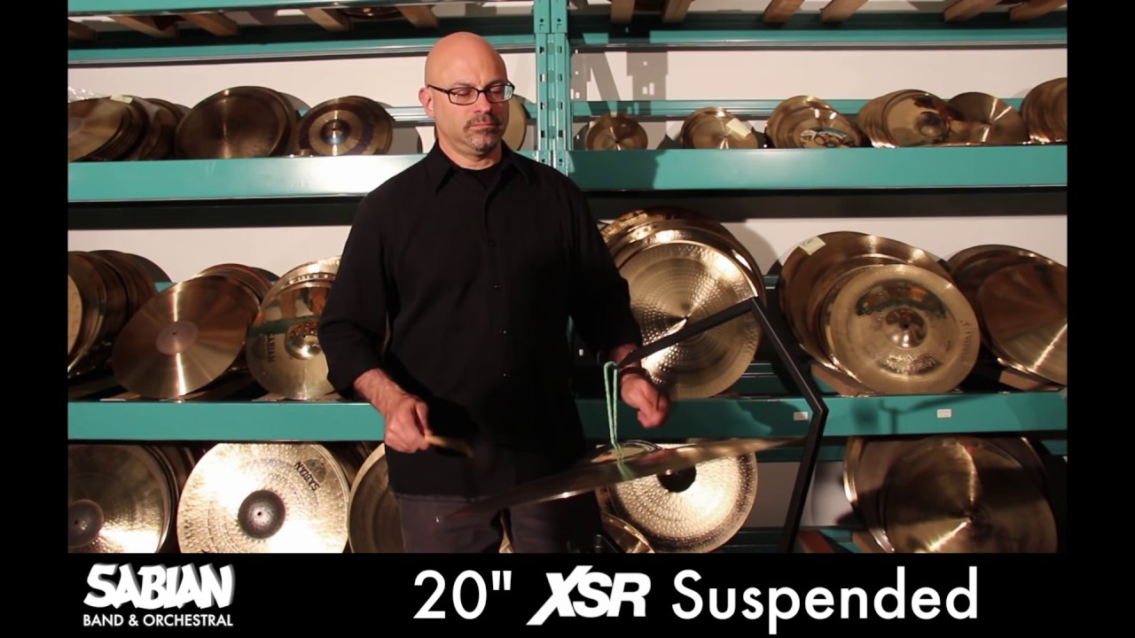 Sabian XSR Suspended 20 in. YouTube