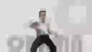 boondocks white man dancing meme low quality