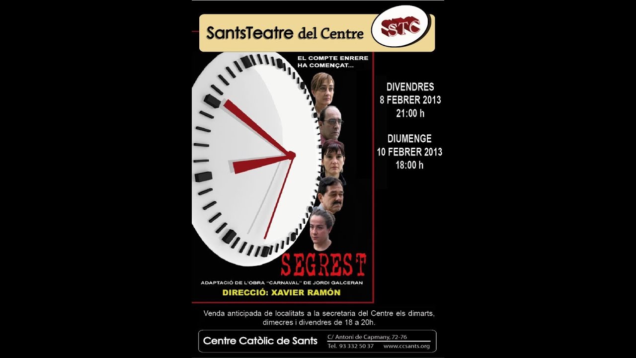 SEGREST (CARNAVAL) DE JORDI GALCERAN COMPLETA-TEATRE