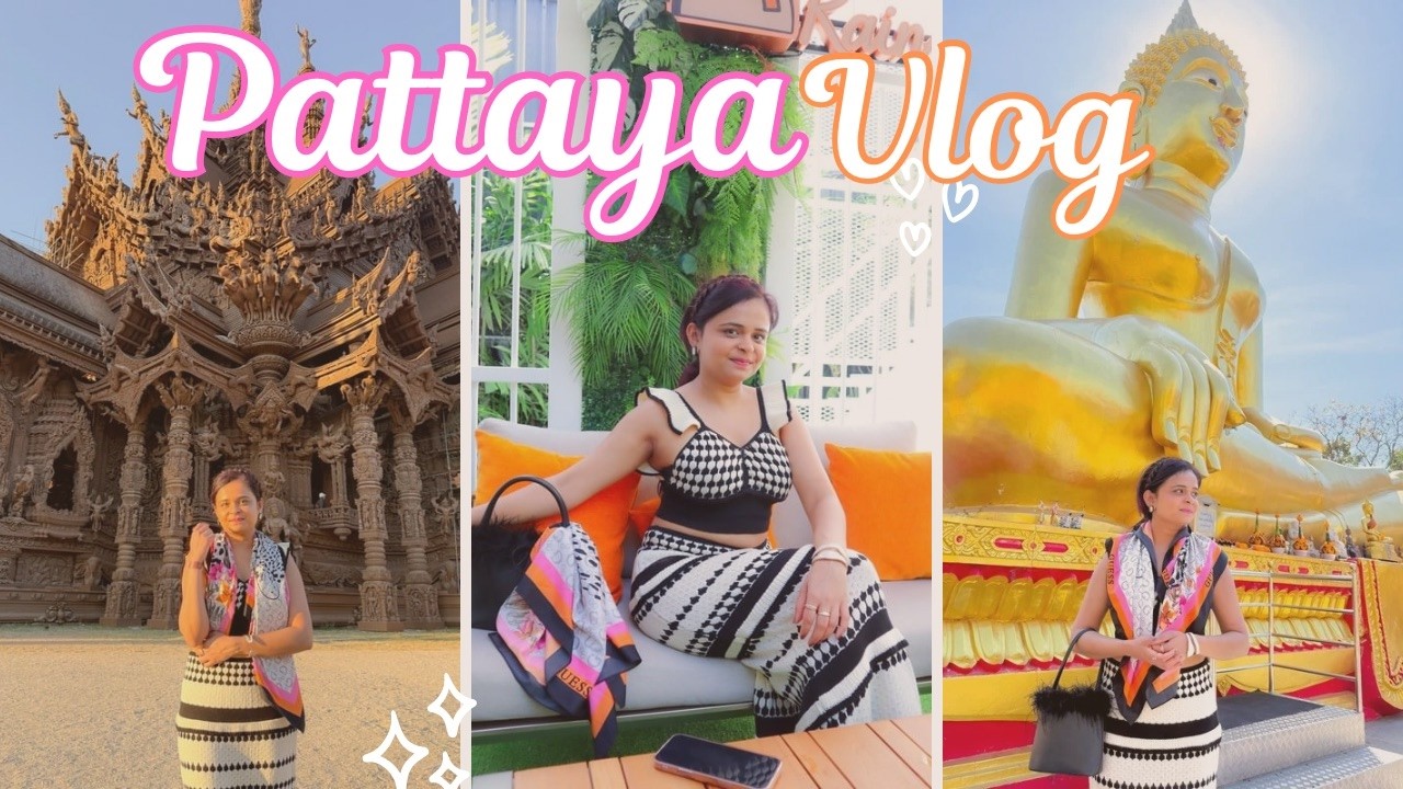 Visiting Pattaya’s Iconic Big Buddha & Sanctuary of Truth | Thailand Vlog #thailand #pattaya