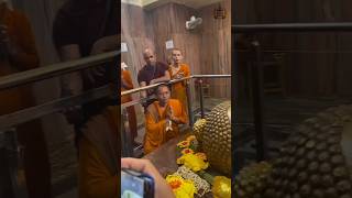 I Donate Robes To Tathagata Gautam Buddha Along With The Monk shakyamuni buddha india travel