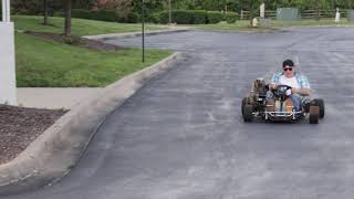 ? Go-kart
I was driving a go-kart while at the same time trying to figure out what the camera was doing....lbvs. ? Go-kart
