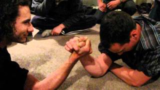Simon Vs Jerram Arm Wrestle
