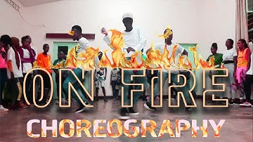 ANDY BUMUNTU - ON FIRE | URBAN DANCE SCHOOL CHOREOGRAPHY | KIGALI - RWANDA