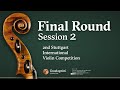 Final round  session 2  2nd stuttgart international violin competition