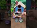 😱 Best Mini Tractor Cement Pillar Construction Machine | DIY Real Working 🚜 #shorts