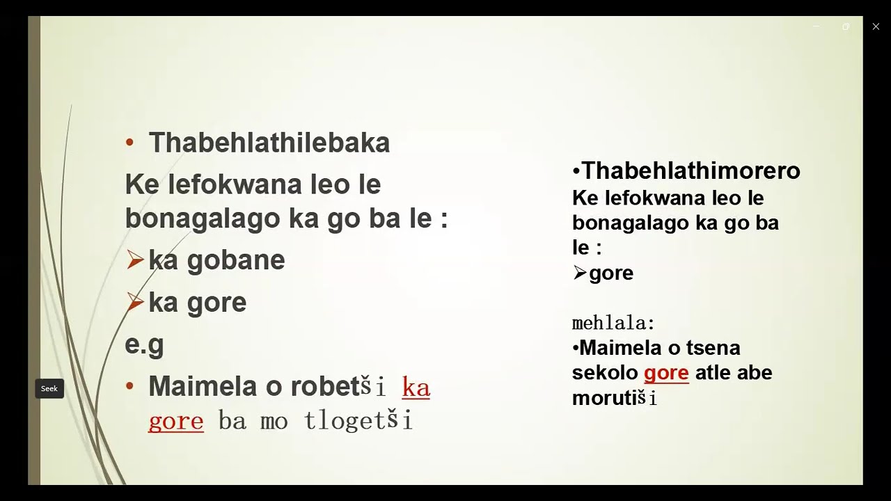 LEFOKOFOKWANE - THABEHLATHI
