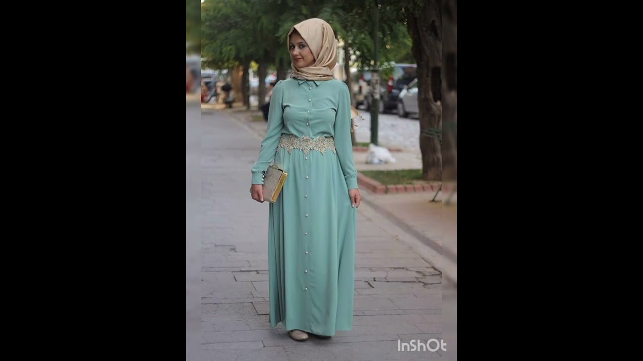 green dress with hijab Emerald Green Georgette Crepe Hijab | Hayah Al-Muslimah main image 1
