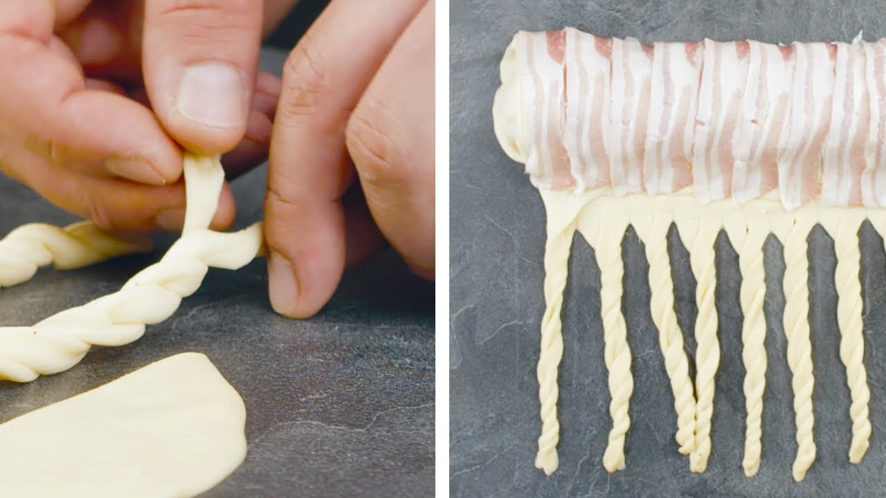 Twist 2 Strips Of Dough Together & Repeat | Hot Dog Lover's Dream