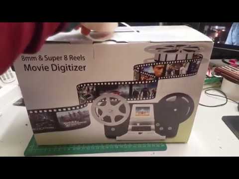 Eyesen 8mm & Super 8 Reels to Digital MovieMaker Film Scanner Converter  M-127B Full Review Tutorial 