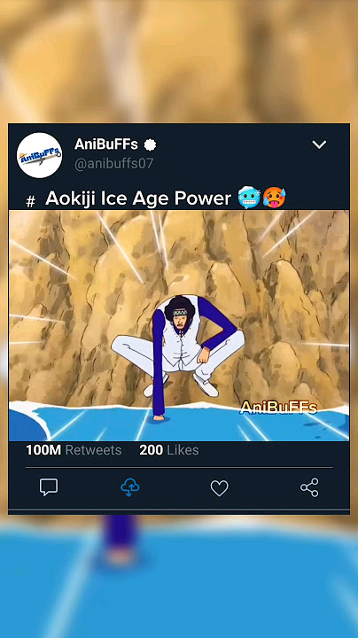 Aokiji Ice Age Power 🥶🥵 #anime #onepiece
