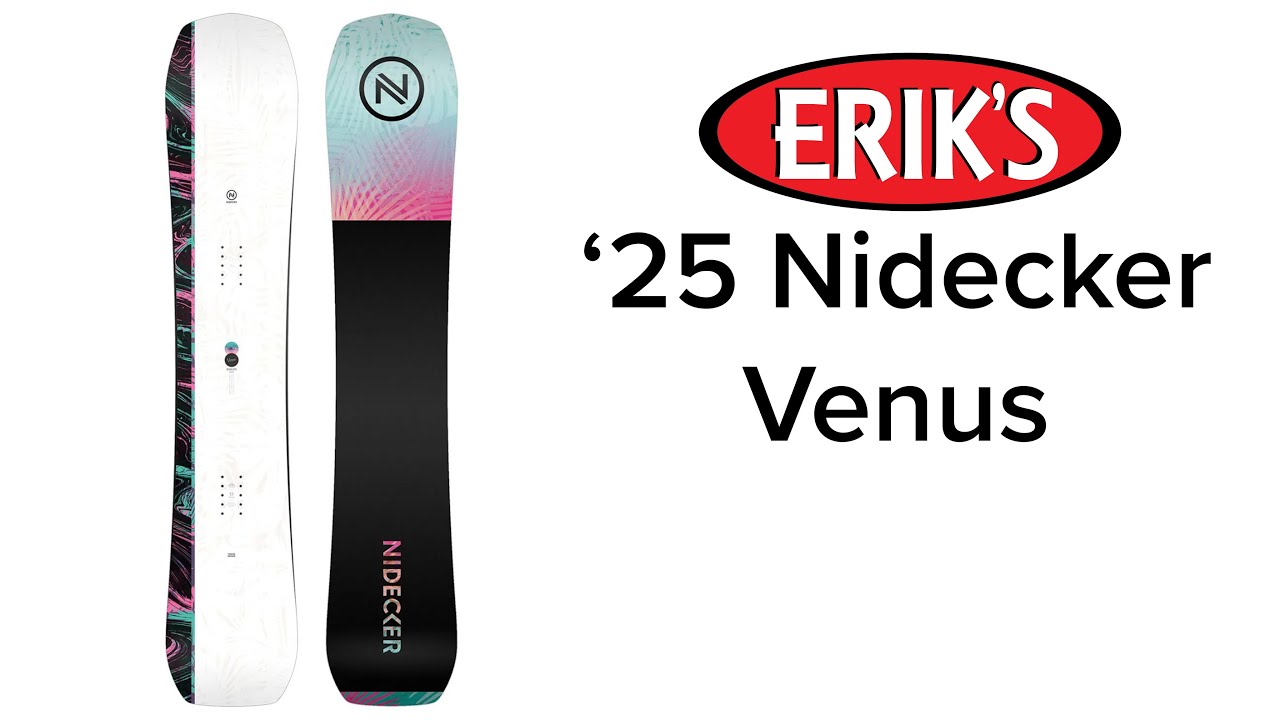 2025 Nidecker Venus Women's Snowboard - YouTube
