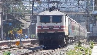 History Loco Going Home With 22109 Ltt-Nzm Ac Express