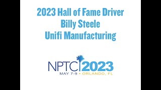 2023 NPTC Hall of Fame Driver Billy Steele | May 2023 | Orlando FL