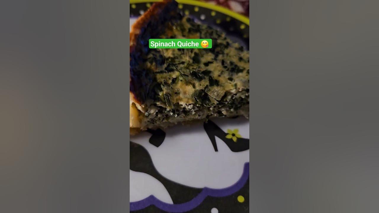 Spinach Quiche from Costco for Lunch costcofood quiche lunchideas