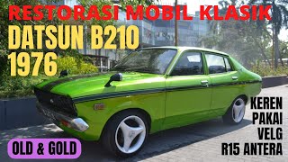 Datsun B210 tahun 1976 tampil kereen pakai velg antera R15 di Spark Auto Fest 2022 Jakarta