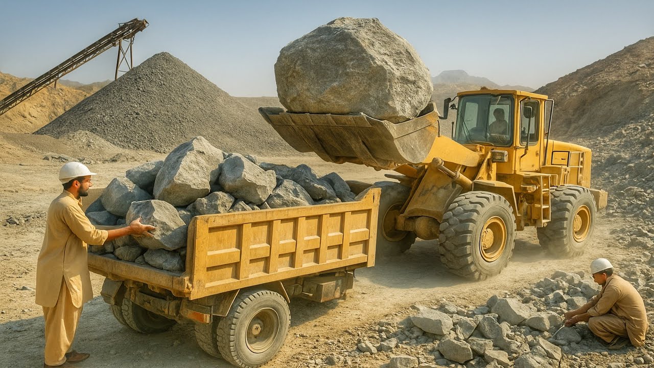 How Rocks Are Turned Into Perfect Sand | Crushing Process You’ve Never ...