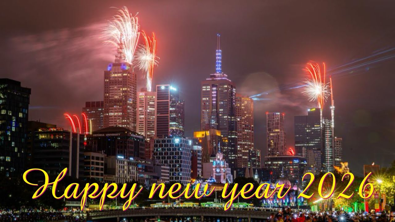 New year Celebration in Melbourne Australia.جشن سال نو در ملبورن استرالیا